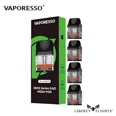 VAPORESSO XROS交換用POD 0.6ohm (4個入り)