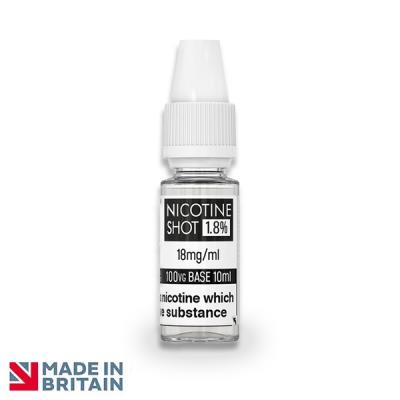 ノンフレーバーニコチンショット10ml 18mg (1.8%)
